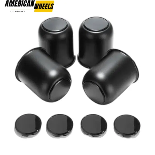 3.19in Removable Top Cap Stainless Push Thru Wheel Center Cap for 3.19in Bore 3.26in Tall - 20274601=[74304+74249]x4 - Image 2