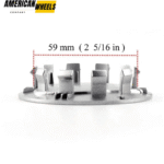 Porsche 911 718 Boxster Cayenne Cayman Wheel Center Caps 7L5601149 4pcs 77mm 3 1/32in - 20213809 - Image 3