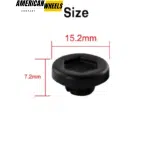 100pcs 15.2mm Wheel Decoration Rivets Replacement Parts for 8mm Hole Rim Lip Rivets - 23112148DB - Image 3