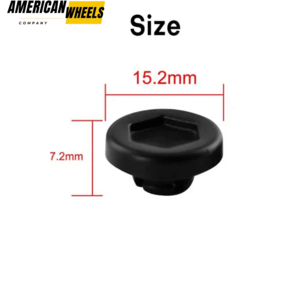 100pcs 15.2mm Wheel Decoration Rivets Replacement Parts for 8mm Hole Rim Lip Rivets - 23112148DB - Image 3