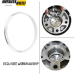 106mm 4.17in ID: 100mm 3.94in Aluminum Hub Centric Rings for Off-Road Rim Refit - 23137014 - Image 3