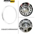 106mm 4.17in ID: 100mm 3.94in Aluminum Hub Centric Rings for Off-Road Rim Refit - 23137014 - Image 3