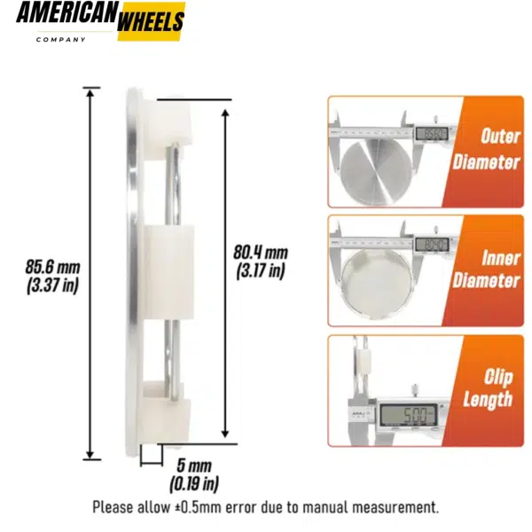 Toyota TRD Rock Warrior Wheel Center Caps #PTR18-34071 #PTR45-34071 2pcs or 4pcs 86mm 3.37in - 20272052SV=[20272052A+20271017SV+H0104006] - Image 3