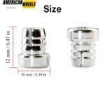 100pcs 10mm Wheel Rim Lip Rivets Nuts for 7.9mm Bore Decoration Wheel Rivets - 23112187 - Image 4