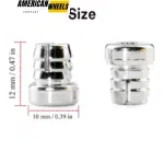 100pcs 10mm Wheel Rim Lip Rivets Nuts for 7.9mm Bore Decoration Wheel Rivets - 23112187 - Image 4