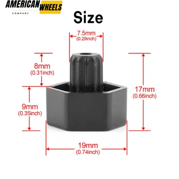 100pcs 19mm Rim Lip Rivets Decoration Replacement for 7.5mm Bore Hub Rivets - 23112225 - Image 6