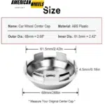 Rota Slipstream Konig Feather Advan RS-II XXR 005 Wheel Center Caps 68mm 2 21/32in - 20214863[13810+13706] - Image 4