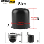 4.25in Stainless Open End Trailer Center Caps for 4.25in Bore 4.13 Tall Truck Rims - 20274312MB - Image 4