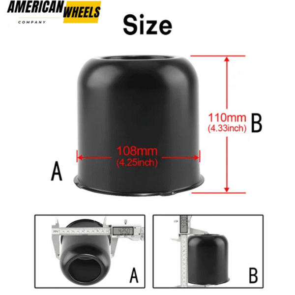 4.25in Stainless Open End Trailer Center Caps for 4.25in Bore 4.13 Tall Truck Rims - 20274312MB - Image 4