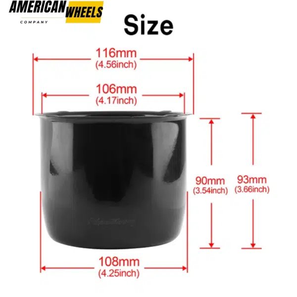 4.25in Push Thru Trailer Wheel hub Center Caps for 4.25in Bore 3.46in Tall - 20274321[74306MB+20971] - Image 4