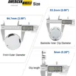 American Eagle Alloys Wheel Center Caps 3087 06 AEWC 138 65mm 2 9/16in 4pcs - 20272057 - Image 4