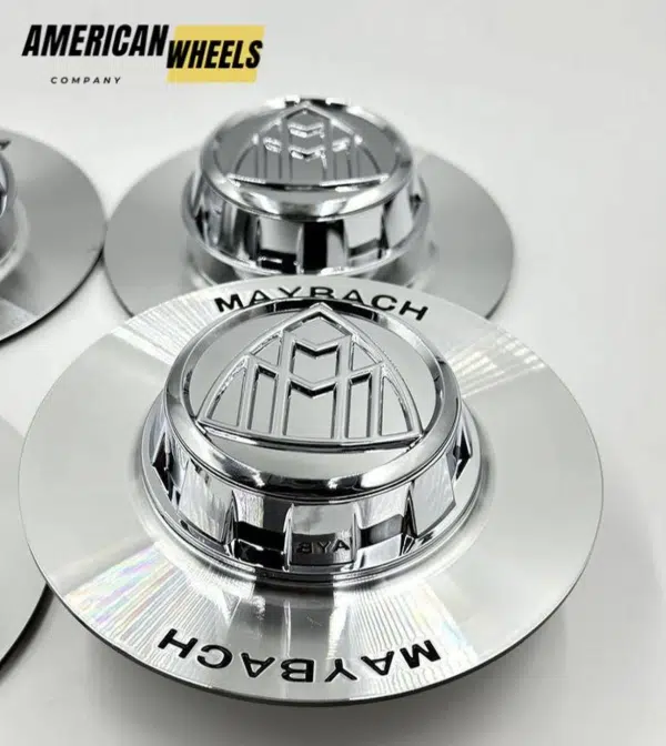 Chrome Mercedes Benz Maybach 154mm Wheel Center Caps Wheel Center, Part Number G006-1 Fits 60mm or 68mm Center Bore/Hole AMG Benz Maybach - Image 7