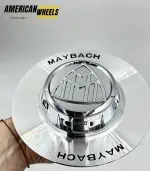 Chrome Mercedes Benz Maybach 154mm Wheel Center Caps Wheel Center, Part Number G006-1 Fits 60mm or 68mm Center Bore/Hole AMG Benz Maybach - Image 6