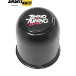 81mm 3.19in Top Removable Push Through Center Caps 3.19" Bore 3.3" Tall Trailer Hub Caps - 20260020BK [74166HB+20970] - Image 2