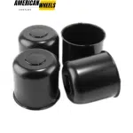 130mm 5.12in Stainless Push Thru Center Caps for 5.12in Bore 4.49in Tall Trailer Rims - 20274316 - Image 2