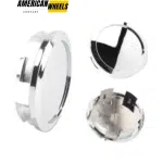 OD: 56mm 2.2in / ID: 51mm 2.02in Universal Wheel Center Caps Replacement 4pcs - 20290019CH - Image 2