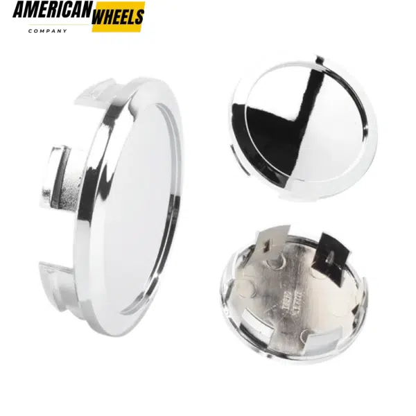 OD: 56mm 2.2in / ID: 51mm 2.02in Universal Wheel Center Caps Replacement 4pcs - 20290019CH - Image 2