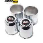 3.74in Push-Thru Center Caps with Removable Top Cap for 3.74'' Trailer Bore 3.85'' Tall - 20260021CH=[74072+20970]x4 - Image 2