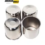 Stainless Corrosion Resistant 4.88in Push Thru Trailer Wheel Center Caps for 4.88in Bore RV Truck Rims - 20274358 - Image 8