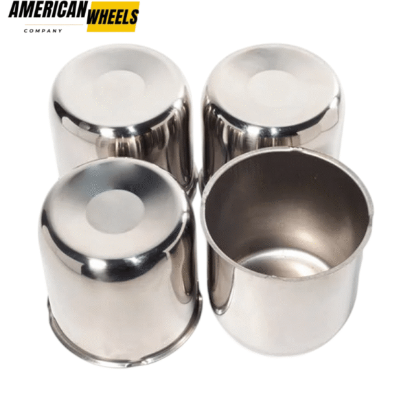Stainless Corrosion Resistant 4.88in Push Thru Trailer Wheel Center Caps for 4.88in Bore RV Truck Rims - 20274358 - Image 8