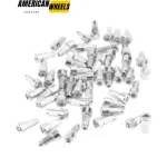 100pcs 9.7mm Wheel Rivets Decoration Replacement for 6.3mm Hole Rim Lip Rivets - 23112224