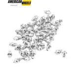 100pcs 9.84mm Wheel Rivets Nuts Rim Lip for 7.3mm Hole Wheel Modification Rivets - 23112223