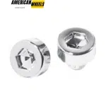 100pcs 16.9mm Aftermarket Chrome Wheel Rivets Nut for 10mm Bore Wheel Rivets - 23112230CH - Image 2