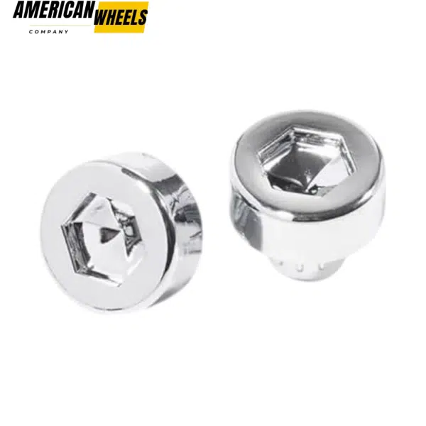 100pcs 16.9mm Aftermarket Chrome Wheel Rivets Nut for 10mm Bore Wheel Rivets - 23112230CH - Image 2