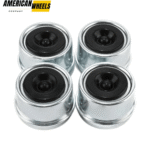 50.3mm 1.98in Trailer Dust Proof Wheel Cover for 1.98in Rim Bore 1.38in Tall - 20260006CH