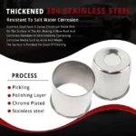 4.25in Stainless Steel Push Thru Center Caps 2 Open 2 Closed for 4.25in Trailer Truck Rim Center Hole - 74336CH=[74332CH+74333CH]x2 - Image 5