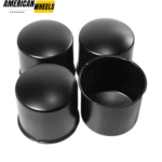 130mm 5.15in Push Through Center Caps Wheel Hub Caps for 5.15" Hub 4.84" Tall Truck Trailer Wheel Rim - 20274222MB