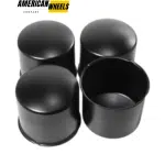 130mm 5.15in Push Through Center Caps Wheel Hub Caps for 5.15" Hub 4.84" Tall Truck Trailer Wheel Rim - 20274222MB