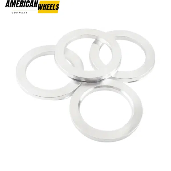 108mm 4.25in ID: 78mm 3.07in High-Quality Silver Aluminum Alloy Hub Centric Ring - 23137015 - Image 2