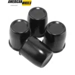 81mm 3.19in Bore Stainless Push Thru Center Caps for Trailer Camper Wheel - 20274327 - Image 2