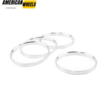 106mm 4.17in ID: 100mm 3.94in Aluminum Hub Centric Rings for Off-Road Rim Refit - 23137014 - Image 2