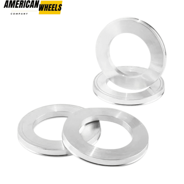 106mm 4.17in ID: 67mm 2.64in Aluminum Hub Centric Ring for SUV Rim Center Hole Adjust - 23137016 - Image 2