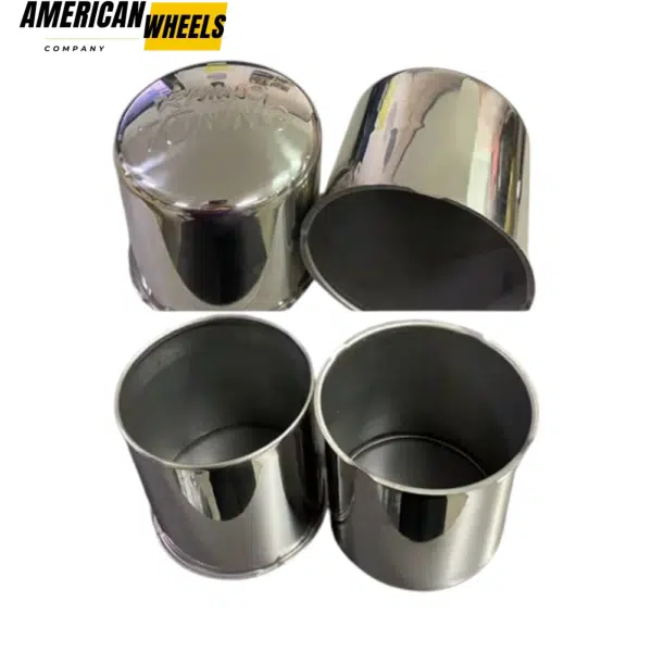 4.25in Stainless Steel Push Thru Center Caps 2 Open 2 Closed for Truck Trailer Axles - 20274372=[74357+74332]x2 - Image 6