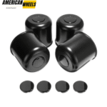 5.15in Push Thru Stainless Hub Center Caps for 5.15in Center Bore,4.49in Height - 20274605=[74316+74249]x4