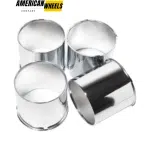 5.15in Opened End Trailer Wheel Center Caps Push Thru Hub Caps for 5.15in Bore 4.69in Tall RV Truck Rims - 20274354 - Image 2