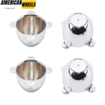4 Dog Ear 2-1/2" Spacing Wheel Rim Center Cap 4 Lug Hub Caps #98-1212 4pcs - 20230007