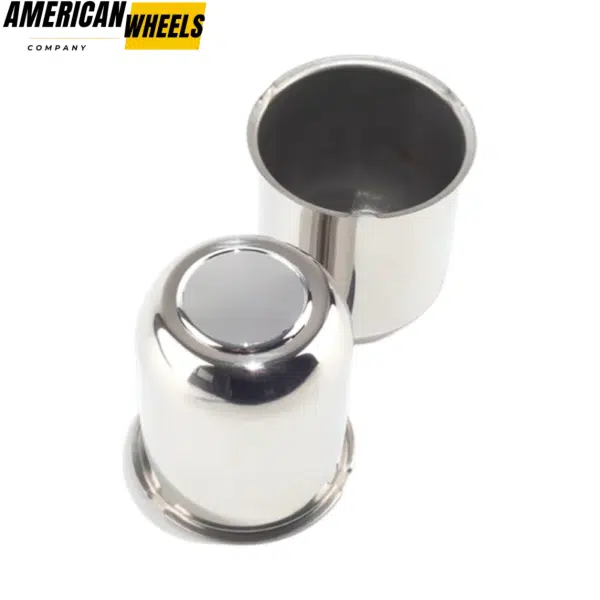 95mm 3.74in Push Through Center Caps for 3.74" Bore Rims Stainless Steel Center Hub cap - 20274323 - Image 3