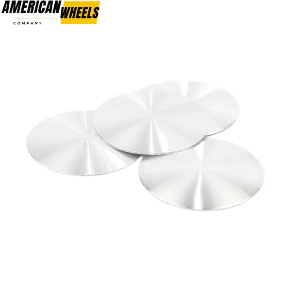 RhinoTuning 4pcs 65mm Curved Surface Wheel Center Caps Sticker Aluminum Decal - 20213709 - Image 3