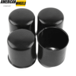 3.27in Curved Dome Stainless Push Through Center Caps for 3.27in Bore 3.56in Tall - 20274330 - Image 2