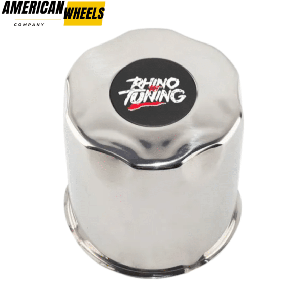 108mm 4.25in Stainless Steel Push Through Center Cap for 4.25" Bore 4.17" Tall Truck Hub Caps - 20274347=[74337+20970] - Image 3