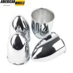 80mm 3.15in Trailer Pointed Push Through Center Caps for 3.15" Truck Rims Bore - 20274335 - Image 2