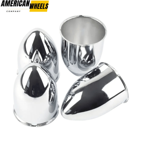 80mm 3.15in Trailer Pointed Push Through Center Caps for 3.15" Truck Rims Bore - 20274335 - Image 2