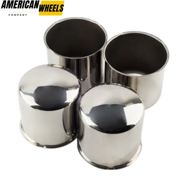 4.25 Push Through Center Caps Stainless Trailer Center Caps for 4.25in Bore 4.33in Tall - 20274338 - Image 6