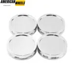 4pcs 58mm 2 5/16in Chrome Universal Center Caps Aftermarket Parts - 20290017CH