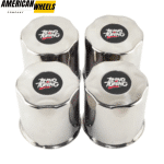 108mm 4.25in Stainless Steel Push Through Center Cap for 4.25" Bore 4.17" Tall Truck Hub Caps - 20274347=[74337+20970]