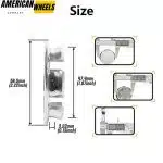 OD: 56mm 2.22in / ID: 47mm 1.87in EZ Lube Open End Plus Plug Center Caps 4pcs - 20274249 - Image 3